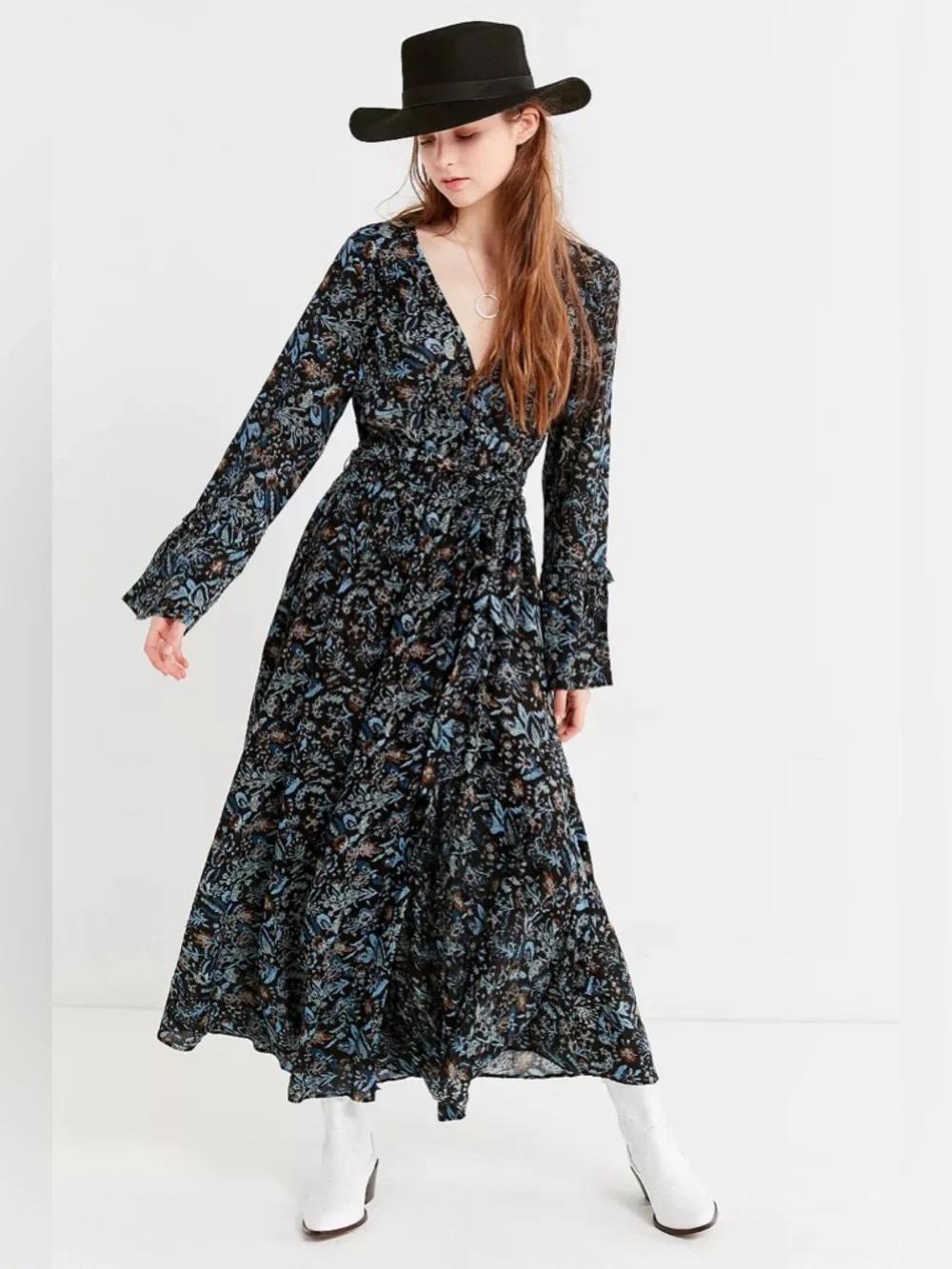 UO Floral Maxi Dress - Picture 4 of 16